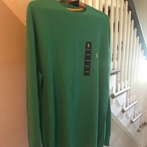 Ralph Lauren Waffle Knit Thermal Crew Neck